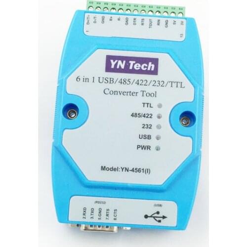 YN4561 Liuhe a Serial Port Module CP2102 USB/485/422/232/TTL Cross Serial Port COM
