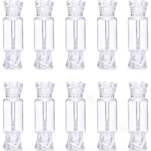 10/20pc 8ml Clear Lip Gloss Candy Tube Empty Packaging DIY Lip Gloss Lipstick Bottle Cosmetic Lipgloss Container Transparent
