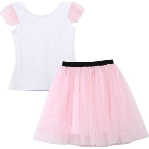 2017 Brand Fashion Mother Daughter Matching Shirt Skirt Clothes Set Baby Kid Girl Pink Bow Dress Clothes Wear Lace Clothing Suit