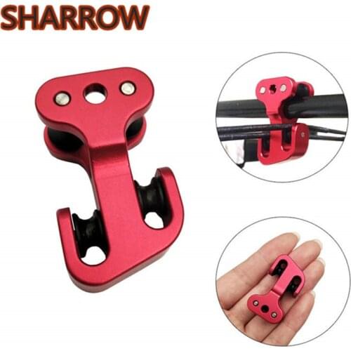 1pc Archery Aluminum Bowstring Cable Slide Roller Bow String Splitter Glide Separator For Outdoor Training Shooting Accessories