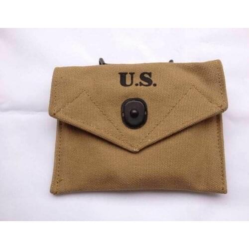 WW2 WWII Us Army First Aid Pouch 1942 BAG SOLDIER MILITARY