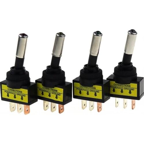 ASW-15D 12V 20A LED auto toggle switch, rocker switch lights toggle switch