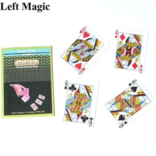Automatic Kings By Henry Evans Magic Tricks Card Magic Props Four Kings Spin From Deck Close Up Street Magic Trick