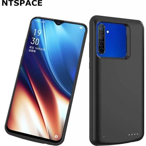 NTSPACE 6500mAh Backup Power Bank Case For OPPO K5 Battery Charger Cases External Battery Power Case For OPPO K5 Charging Cases