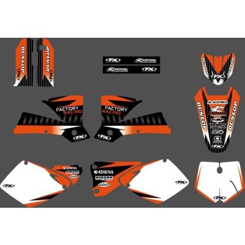 Team Motorcycle Graphics Stickers For KTM SX 125 250 380 1998 1999 2000 MXC 200 250 300 380 1998-2002 SX 400 520 2000