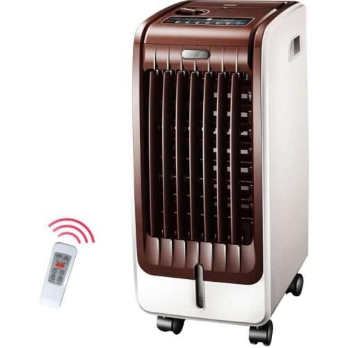 Remote control cooler air cooling fan portable room air conditioning fan floor standing electric fan cooling and heating