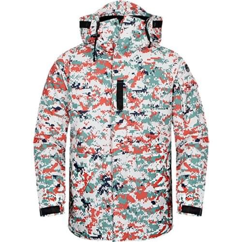 New Premium "SouthPlay" Winter Season Waterproof 10,000mm Warming Ski & Snowboard White Red Military Jackets