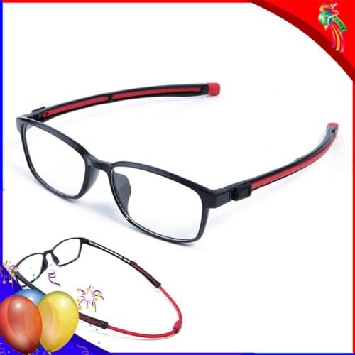 Men Women Anti Blue Ray Sports Glasses Ring Shaped Non Slip Curved Mirror Leg Business Fashion Blue Light Protection Eyeglasses