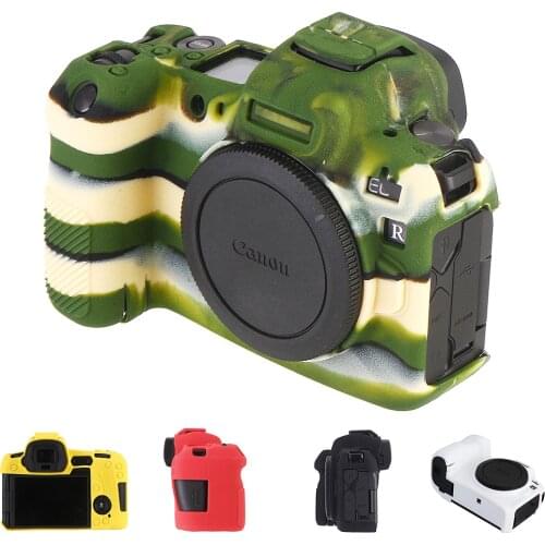 SETTO for Eos R Soft Silicone Rubber Camera Protective Body Case Skin For Canon Eos R Camera Bag protector Cover