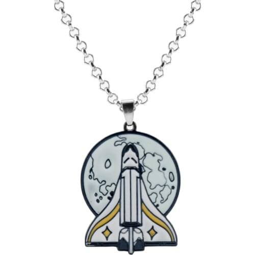 The Last of Us Necklace for Women Rocket Spaceship Pendant Choker Jewellery Necklaces for Teen Girls