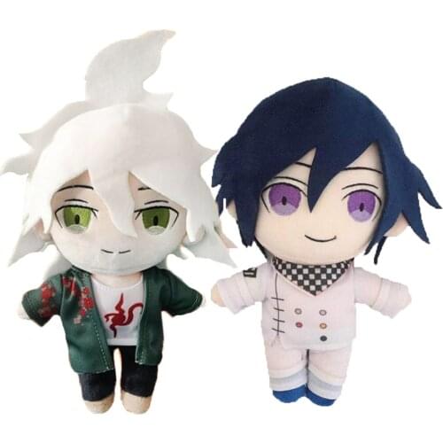 20cm Anime Danganronpa Plush Doll Nagito Komaeda Kokichi Oma Cute Soft Stuffed Doll Kids Plushie Pillow Toys