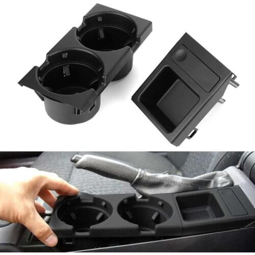 Center Console Cup Holder+Coin Box 51168217953 51168217955 URO007381 Fit for E46 3 Series Drink Holder ABS Automobiles