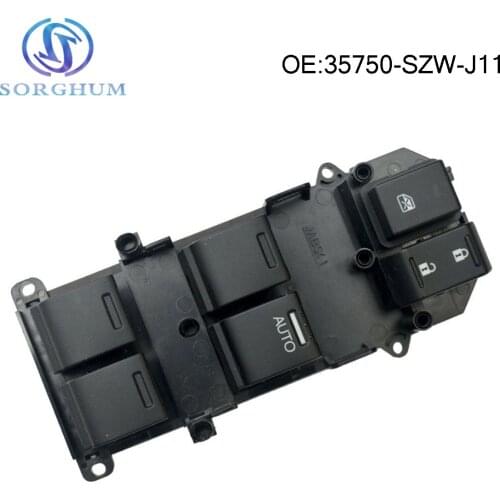 35750-SZW-J11 35750SZWJ11 Right Driver Side RHD Power Window Master Control Switch For Honda Accord 2008-2011 35750-SZW-J01