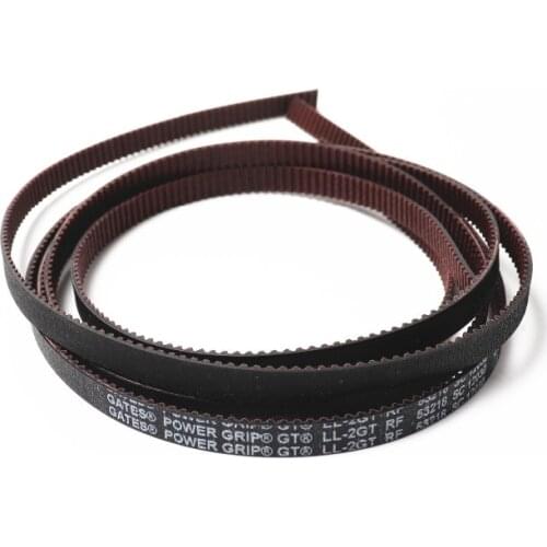 Prusa i3 MK2/MK3 3d printer X/Y axises belt kit GATES-LL-2GT 3D printer gear synchronous belt GT2 Width 6MM