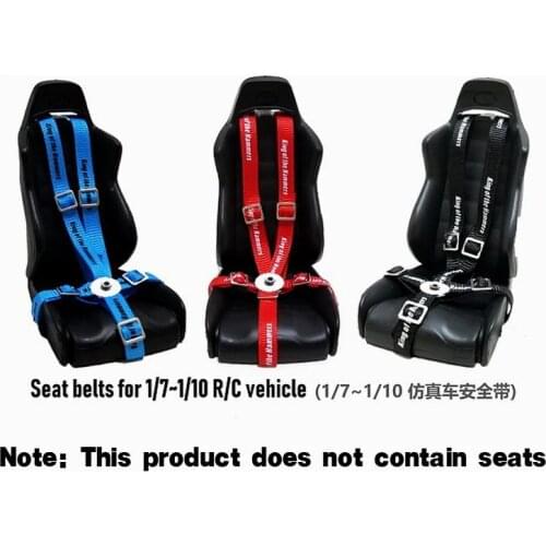 Simulated Driver Seat Belt(without seat) For RC Crawler Car Axial Wraith TRX4 TRX6 D90 D110 RC Short-Course Truck Monster Truck