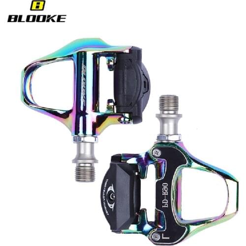 PD-R90 road bike electroplating colorful self-locking pedal SPD system self-locking pedal