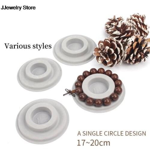 Gray Flocked Bead Board For DIY Bracelet Necklace Beading Jewelry Making Organizer Tray Measuring Tool Accessories Design Craft