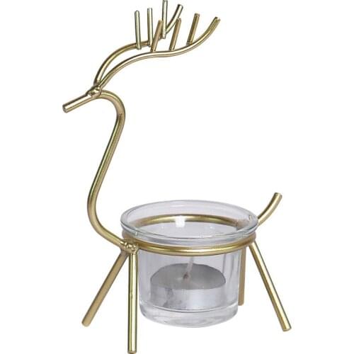 North Europe iron props romantic lamp Candlestick home decoration candlestick wedding room decoration