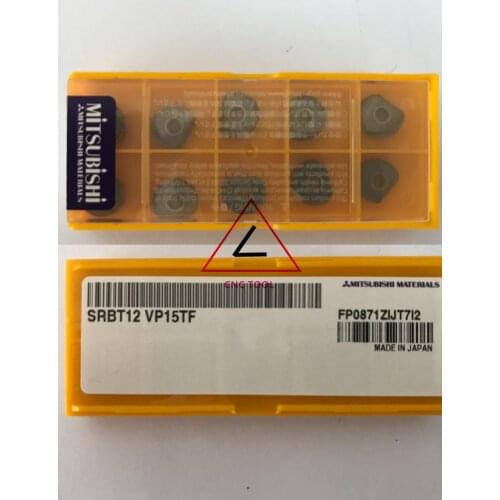 SRBT12 VP15TF 10pcs original Mitsubishi milling insert DIAEDGE