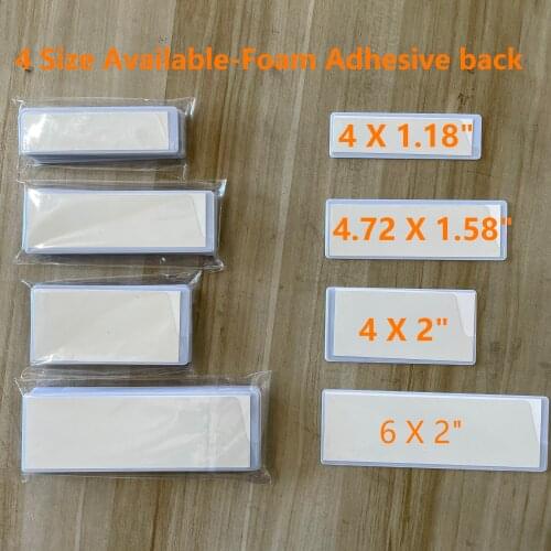 Welded Label Clip for Warehouse Material Card Shelves,PVC Vinyl cover protect,Shelf/Bin Label Holders for Non metal surface