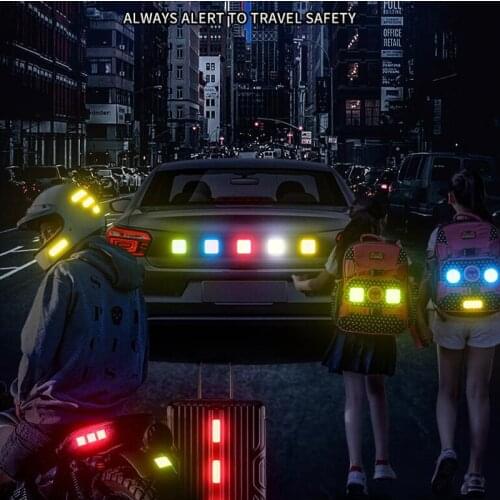 5cmx1m Car Reflective Tape Safety Warning Car Decoration Sticker Reflector Protective Tape Strip Film Auto Motorcycle Sticker