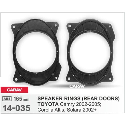 2pcs/set Universal Car Speaker Adapter Bracket Plate ABS Automobiles Speaker Bracket forTOYOTA Camry Corolla Altis CARAV 14-035