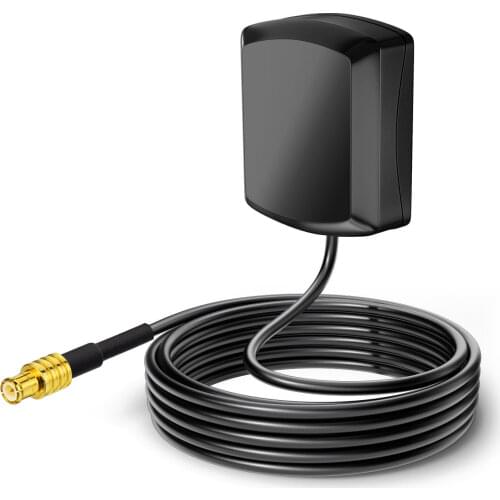 Eightwood Car External GPS Antenna With MCX Male Connector 1575.42±3 MHz 3M Active Aerial GA01 for Clarion TomTom Garmin Navman