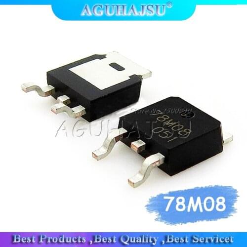 10pcs SMD 7808 78M08 L78M08CDT L78M08 three regulator TO-252 best quality