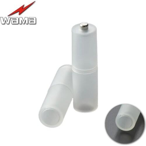 2pcs/lot Wama Batteries Switcher for AAA to AA Enhanced Metal Plate Battery Converter Adaptors Cell Holder Cases Holder PP
