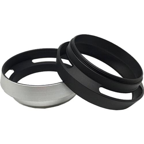 10pcs 49mm Sliver Metal Lens Hood For 49mm lens DSLR camera