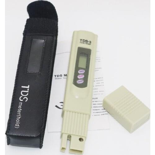 5pcs/lot Portable Digital TDS Meter Filter Measuring Water Quality Purity Tester ph tds meter with bag