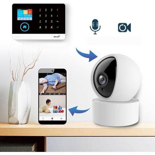 GSM WIFI 2G Wireless Smart Home Security Alarm System APP Remote Alarm System Alarm for Andriod for IOS ISmart Remote Control