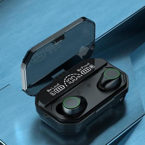 TWS Bluetooth 5.1 Wireless Earphones Noise Reduction Headphones 2000mAh Charging Box With Mics Earbuds For IOS Android