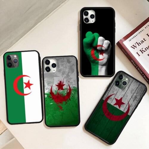 Algeria National flag Phone Case for iPhone 11 12 pro MINI XS MAX 8 7 6 6S Plus X 5S SE 2020 XR