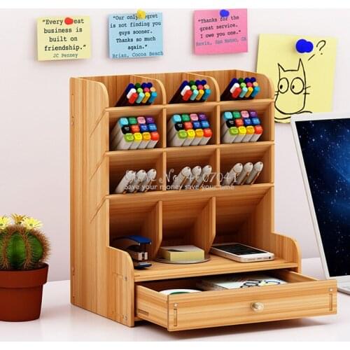 Pen holder ins Nordic creative display rack learning blogger multi-function storage box desk girl girl heart ornaments