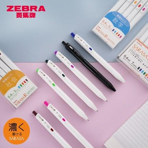 1pc ZEBRA SARASA JJ29 Gel Pen Limited Thick Ink 0.4mm Writing Point Water Based Ink Office and Student Exam Stationery Supplies