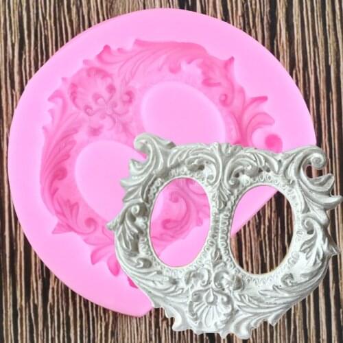 Classic Frame Silicone Mold Fondant Mould Cake Decorating Tools Chocolate Gumpaste Molds Sugarcraft Kitchen Gadgets