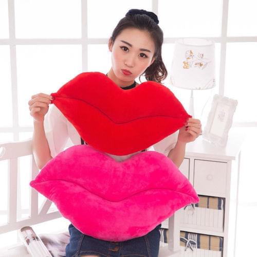 55cm Creative Solid Lips Shape Soft Pillow Pink Red 30cm Kiss Cushion Home Decorative Sexy Plush Toy