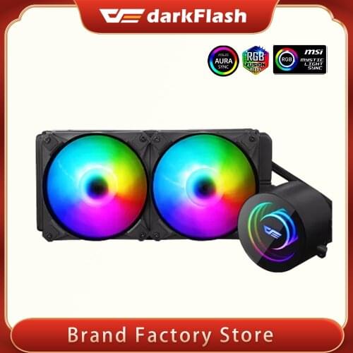 Darkflash DX Water Cooling CPU Cooler ARGB sync Computer Water Cooler Heatsink CPU Cooling Radiator LGA 2066/1151/2011/AM3+/AM4