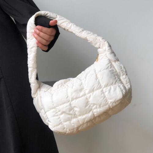 2021 Summer One-shoulder Underarm Bag New Candy-colored Cloud Folds Mini Casual Light All-match Dumpling Bag Fashionable Purses