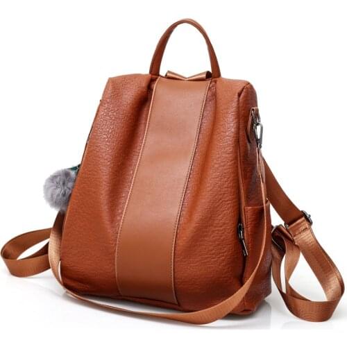 2020 Fashion Women Backpack High Quality Youth Leather Backpacks For Teenage Girls Female School Shoulder Bag Bagpack Mochila