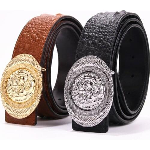 2017 Newest Designer Belts Men High Quality Cowskin Genuine Leather Thread Grain Luxury Mens Belt Metals Alloys Smooth Buckle