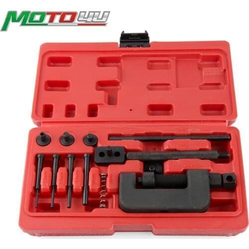 New Heavy Duty Chain Breaker Rivet Cutter Repair Tool Kit Bike Motorcycle Cam Drive Timing chain remover