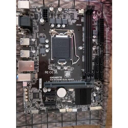 Original motherboard for Gigabyte B150M-D2V DDR3 LGA 1151 USB2.0 USB3.0 16GB B150M-D2V DDR3 B150 desktop motherboard