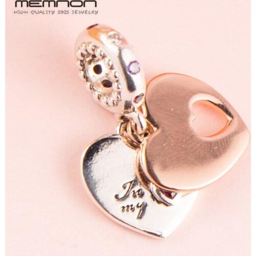 Mothers day gift Part Of My Heart Dangle charms 925 sterling silver pendant fit beads bracelets necklaces DIY gift to Mum DA271