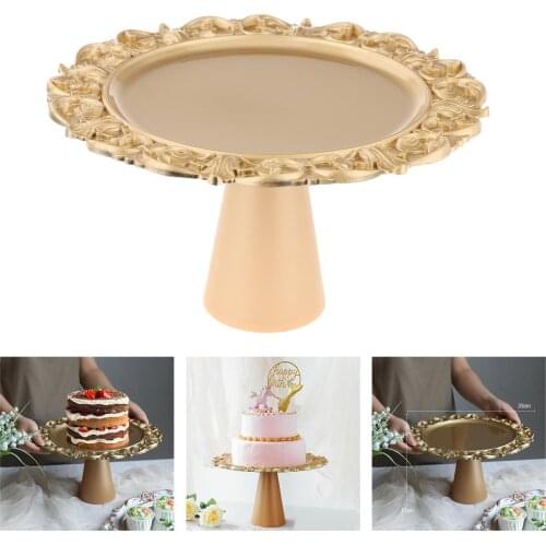 Retro 13in Dessert Cake Stand Dinner Pie Dining Plate Containers Centrepiece