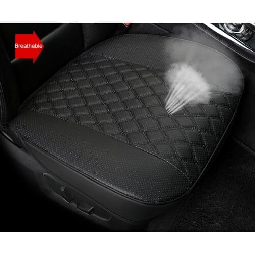 Luxury Car Seat Cushion Protection PU Senior Leather Car Seat Cover ar Front Seat Cushion Car Protector Seat Pad Car Chair Cover