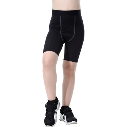 Child Boys Marathon Running Shorts Training Quick Drying Shorts Jogger Fitness Gym Printing Sport Shorts