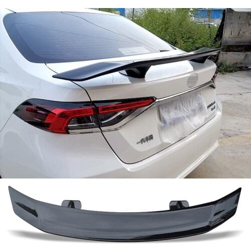 Trunk Spoiler Carbon Surface Type TC Car Accessories Rear Wing For Toyota Corolla Sedan 2014 - 2019