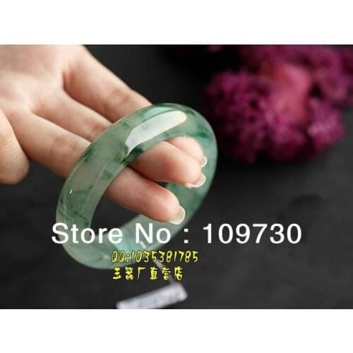Female models Class A floating flower genuine Myanmar natural ice bracelets dh0045